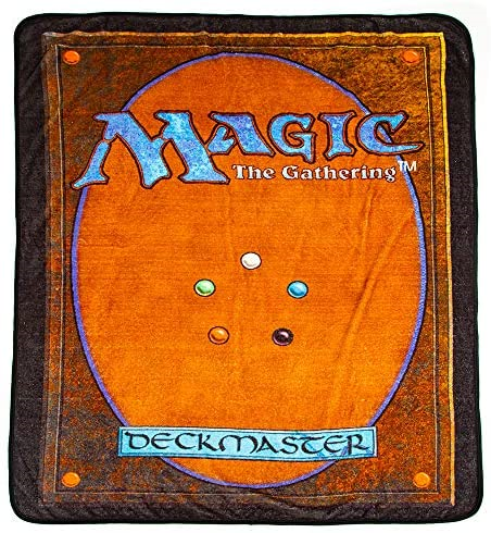 MTG Card Back Plush Throw Blanket New